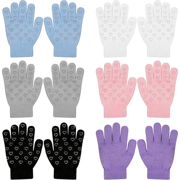 QKURT Kid's Magic Handschoenen, 12 Packs Gradiënt Kleuren