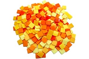 Armena SL1007 Mosaic Tiles Acrylic Yellow-Orange 1 x 1 cm