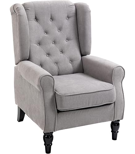 Ensemble Canapé et Fauteuil en Tissu Beige Dossier à Points Diamant Chesterfield