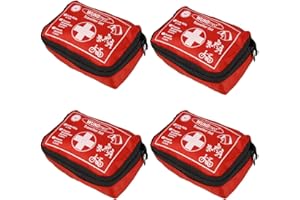 Wundmed Erste hilfe Set, 4x Traveller Set, Outdoor Notfallset, Verbandstasche Verbandsset, 4x 32 teilig