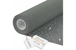 DreamRoots Tessuto Impermeabile al metro 160 cm, 220 g/m² 600D, Stoffa a Metro per Cuscini Esterni Star Dust 2M