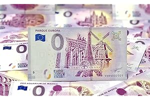 EUROSOUVENIR Cadeaux Originaux - Billets de Banque personnalisés Parque Europa Madrid - Imprimés sur du Papier-Monnaie - Souvenir de Mariage - Design de Billets de Banque - Euro Souvenir