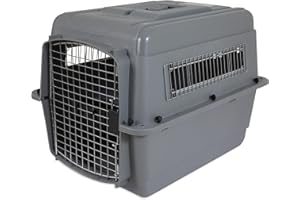 PET MATE Petmate 00200 Transportin Sky Kennel 28, 71,12 L x 52,07 B x 54,61 H cm, Grau