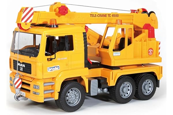 bruder 02754 - MAN TGA Grue LKW, Camion, Camion-grue, Véhicule de chantier