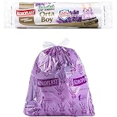 Koroplast Lavanta Kokulu Orta Boy B&uuml;zg&uuml;l&uuml; &Ccedil;&ouml;p Poşeti 15'li 55x60 cm, Kolay Bağlanır Kokulu B&uuml;zg&uuml;l&uuml; Orta Boy &Ccedil;&ouml;p Torbası, Sızd