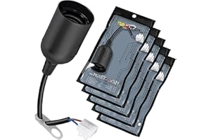 ISOLATECH E27 oprawka renowacyjna, oprawka placu budowy z tworzywa sztucznego (tutaj 5 sztuk)