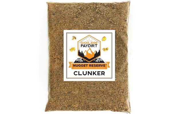 Goldn Paydirt Nugget Reserve Gold Paydirt Clunker Panning Pay Dirt Bag – guldprospecting-koncentrat