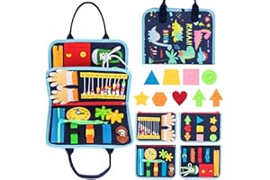 ACDAY Busy Board, Montessori zabawka dla małych dzieci w wieku od 1, 2, 3, 4 lat, deska do aktywności dla niemowląt, Quiet Book Autism, Educational, zabawka podróżna, do przedszkola, podstawowa, sensoryczna