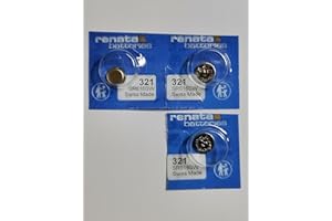 Renata Bateria zegarka 321 0% Hg bez rtęci X 3 wg Renata