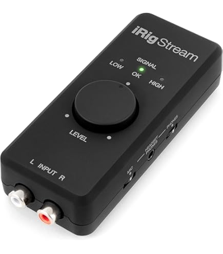 iRig Acoustic Stage➕ iＲihg Ａcoustic IK Multimedia iRig Acoustic Stage Clip-on Microphone Black