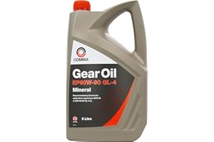 Comma GO45L EP80W90 GL4 Gear Oil, 5 Liter, Grey
