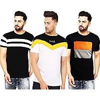 Leotude Regular Fit Half Sleeve T Shirt for Men