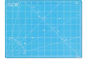 Elan Tapis de Découpe A2 Bleu, Tapis de Coupe Auto-cicatrisant 45x60 CM, Planche de Découpe à 5 Couches, Self-Healing Cutting Mat A2