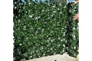 WELSH GREEN SCREENS IVY 3m by 1M SD20256 Wall Artificial Ivy Leaf Hedge Screening Roll Garden Fence Balcony Privacy