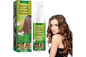 UTAPOSSIN Crème pour Boucles, Curl Boost Defining Cream, Produits de Coiffage des Boucles, Hair Spray, Pour Boucles Naturelles et Cheveux Permanentés, pour Plus de Volume et des Cheveux Définis et Bouclés