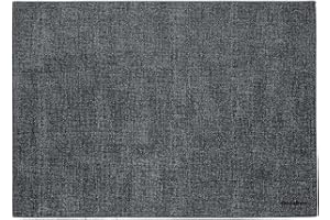 Guzzini - Tiffany, FABRIC Tovaglietta Rettangolare Double Face - Grigio, 43 x 30 cm - 22609122