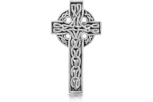 Amberta Ciondolo a forma di Croce Unisex in Argento Sterling 925