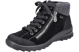 Rieker Damen Sneaker Schuhe High-Top Sneaker Zierreißverschluss Synthetikkombination Sport Halbschuhe Uni Damen Schuhe High-Top Sneaker