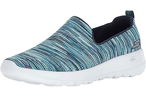 Skechers Damskie buty sportowe Go Walk Joy-terrific Slip On, Czarny szary