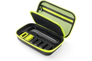 Yinke Étui Rigide avec Sabots pour Tondeuse QP2724 QP2834 QP2530 QP2520 QP2630 OBlade Pro, Accessoires de Coupe 1/2/3/5 mm pour Voyage