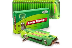 XIANGLONGY 20 Pezzi (2x10) Tavolette Adesive per il Controllo Degli Scarafaggi, per Monitorare Gli Scarafaggi in Cucina, in Soggiorno, in Casa o in Ufficio（Non Contiene Ingredienti Insetticidi）