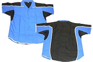 Lisaro Dart - Camisa para dardos, color azul y negro