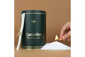 CANDELISS Kit per Candela di Sabbia 1kg. Granelli di cera sabbia per candele in polvere di candela perle a granelli Pearled candle pearls sand wax candle Candele perlate decorative (Luxury)