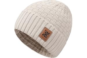 Zaitun Beanie Hats for Men and Women Winter Warm Waffle Knit Cap Comfort Thick Daily Rib Cap