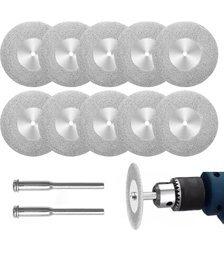 Set Di 4 Lame Oscillanti Diamantate Per Rimozione Fughe – Multiuso Per Legno, Plastica, Metallo
