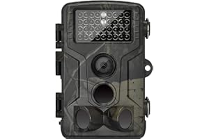 TCNEWCL 24MP Cámaras de Caza 1080P HD Impermeable,Gran Angular de 120° y 42pcs IR LED Infrarrojo Visión Nocturna con hasta 80FT/25M,Sendero Juego Camera, Cazar Vigilancia de la Fauna