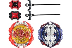 Gytobytle 2in1 Bey Peonzas Metal Fusion Blade Conjunto de Peonza Juguetes, with Launcher Asas