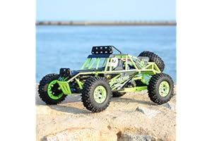YuqiaoTime WLtoys 12427 RC Buggy 4WD 1/12 2.4G 50KM/H Off-Road Monster Vehicle Remote Control Car (12427 1B)
