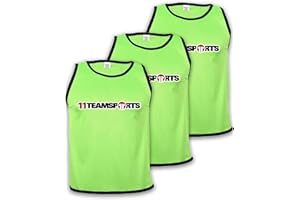 Cawila Leibchen 11teamsports, 3er Set, Trainingsleibchen Größen