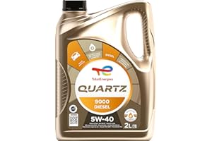 TotalEnergies Quartz 9000 Diesel 5W-40, Huile moteur, 2 litres