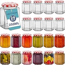 Lot De 100 Pots à Mini Bocaux En Verre Couvercle Rond 53 Ml