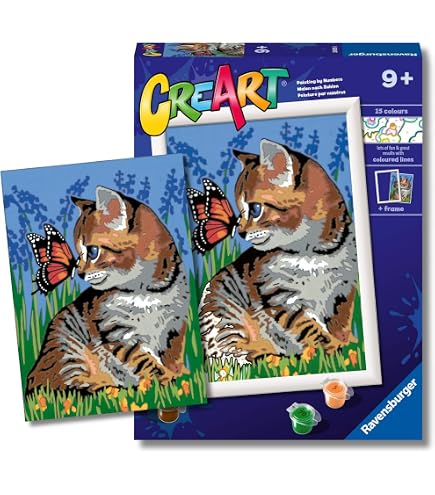 Ravensburger CreArt Kids Pokémon - Kit Peinture Par Numéros 18x24cm Dès 7 Ans - 25839
