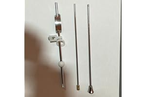 HUCBDJT ASTA ASTICINA ACCIAIO PER PILETTA CON SALTERELLO SCARICO LAVABO BIDET RICAMBIO