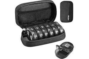 Serfeymi Pilulier Semainier Matin Et Soir Semainier Medicament Pilulier Journalier 7 Jours avec Portable Fermeture Éclair Toile Étui à Pilules Voyage pour Vitamines, Huiles De Poisson - Noir 01