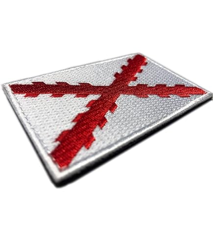 DIFLAX Spanien Patches - 3 Paar Bestickte Flaggen-Aufnäher Für Jacken & Rucksäcke