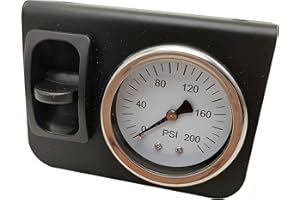 LHFACC in Cab Single Air Gauge Control Kit with Paddle Switch for Air Suspension Kit