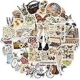 ‎Titu Ki Baatein Cute Vintage Stickers 50 PCS Stickers Pack for Scrapbooks Water Bottle Laptop Skateboard Phone Waterproof Retro Sticker for Girls Boys Reusable-2 x 3 x 1 cm