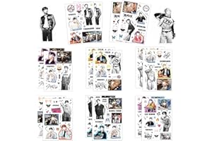 INVASYE Sticker Stray Kids, 16 Pezzi, Stray Kids Kpop Set, PVC, Colorful, Giovane e Vibrante, Adesivi per Laptop, Biciclette, Skateboard, Regalo