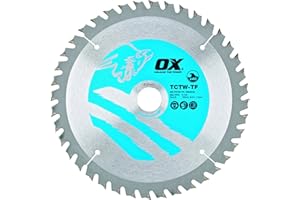 OX TOOLS OX Wood Cutting Thin Kerf Circular Saw Blade 165/20mm, 40 Teeth ATB