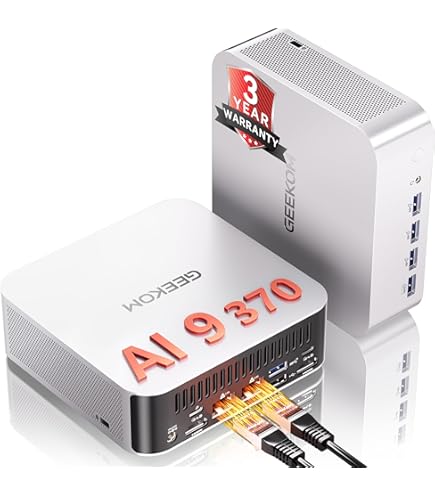 GEEKOM A9 Max AI Mini PC with AMD Ryzen AI 9 HX 370 (80 TOPS