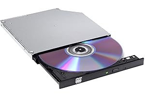 Hitachi-LG HLDS GUE0N - Masterizzatore DVD Slim interno barare SATA, nero