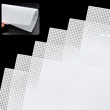 Toile Tire-Fils DMC 100% Coton - 38,1x45,7cm - Guidage Bleu Tous Les 10 Carreaux - Point De Croix