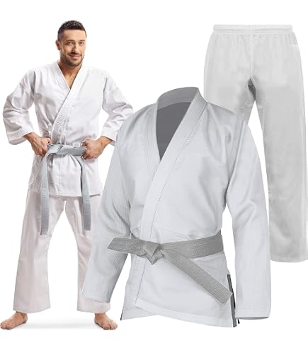 Cimac Karate-Gürtel Braun Mit Zwei Weißen Streifen (1. Kyu) – 240/280 Cm Länge