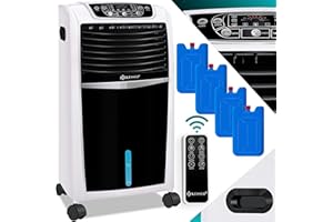 KESSER® 4in1 Mobile Air Conditioner | Telecomandato | Climatizzatore | Ventilatore Climatizzatore | Timer | 3 Passi | Umidificatore Ionizzatore | Raffreddatore d'aria |
