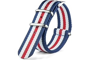 Neckarian NATO Strap 18mm 20mm 22mm 24mm Army G10 Uhrenarmband Nylon Military Watch Band für Männer Frauen