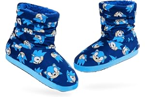SONIC THE HEDGEHOG Sonic Zapatillas Niño Casa - Pantuflas Niño, Zapatillas Andar Por Casa Niño, Talla 29-34 - Regalos Niño Navidad